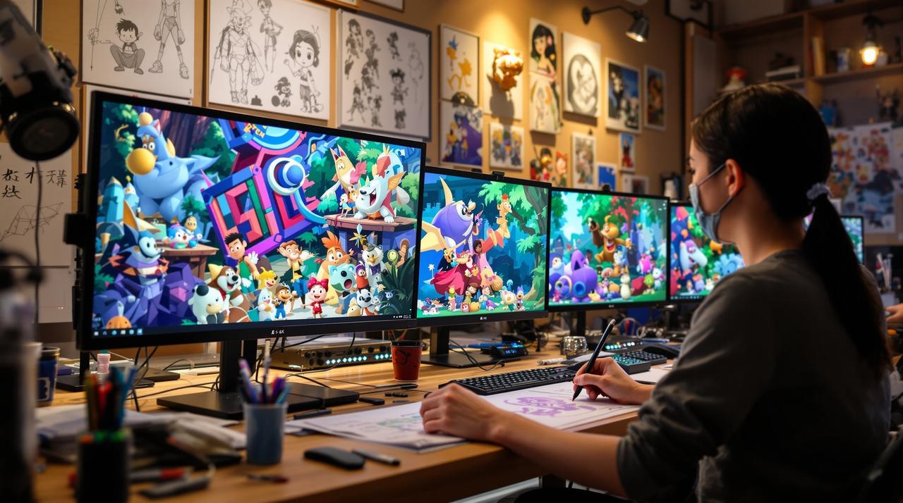 独家专访：《深海》导演田晓鹏谈粒子水墨动画的技术突破 - 幕后花絮封面图 | 星火影像1